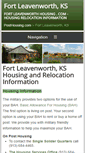Mobile Screenshot of fortleavenworthhousing.com